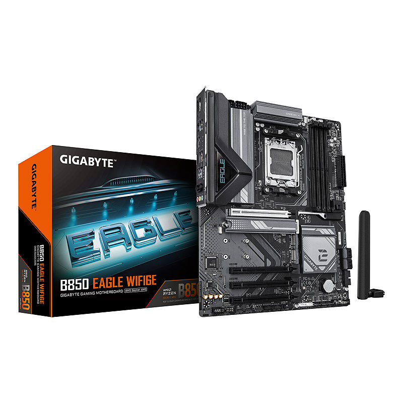 GIGABYTE B850 EAGLE WIFI6E bundkort AMD B850 Sokkel AM5 ATX